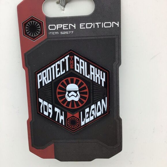 Disney Parks Pin Star Wars Stormtrooper Protect Galaxy 709th Legion Badge - Picture 2 of 4